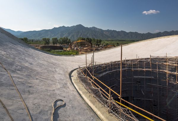 展覽館施工現(xiàn)場