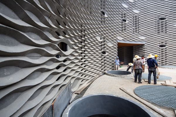 展覽館施工現(xiàn)場