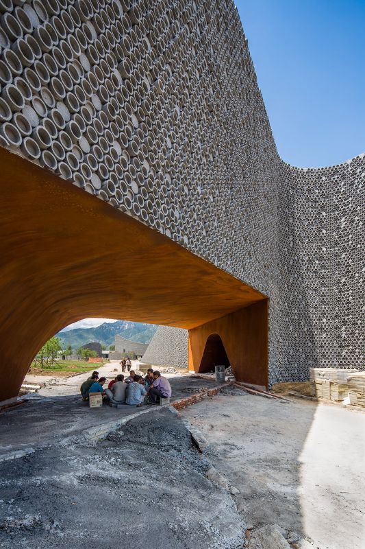 展覽館施工現(xiàn)場