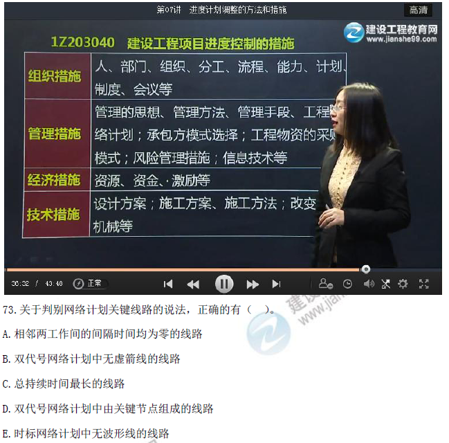 2016年一級建造師《項目管理》試題點評