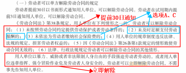 勞動合同解除-答疑 勞動合同解除-答疑