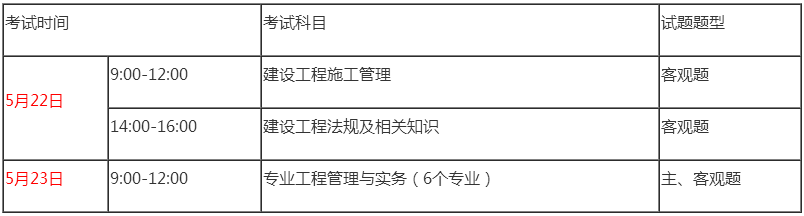 2021年廣東一級(jí)建造師考試時(shí)間及考試科目 2021年廣東一級(jí)建造師考試時(shí)間及考試科目